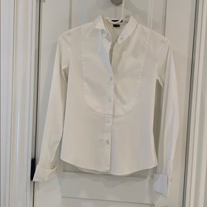 Theory blouse with removable collar